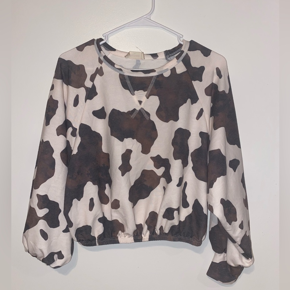 Cow Print Altar’d State Top XS